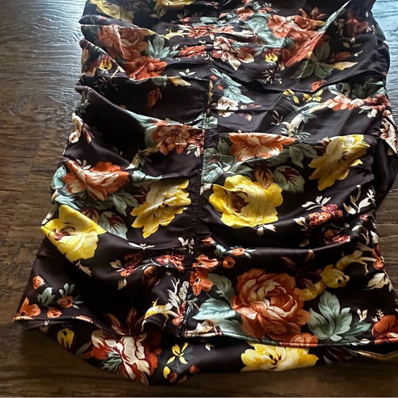 Veronica Beard Kupa Dress Midi Floral Strapless Size 8 - Picture 6 of 14